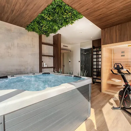 Luxury Kaia - Sea View, Heated Pool, Jacuzzi, Gym And Sauna