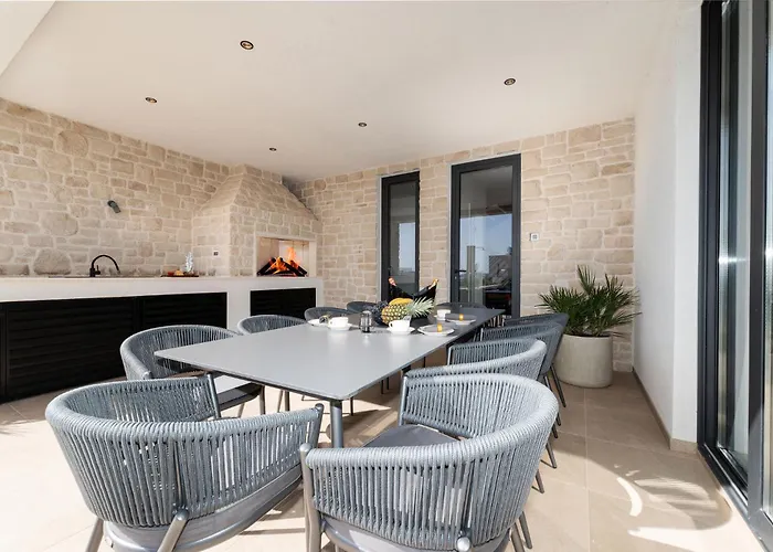 Luxury Kaia -heated Pool, Sea View, Jacuzzi, Gym And Sauna * Vodice