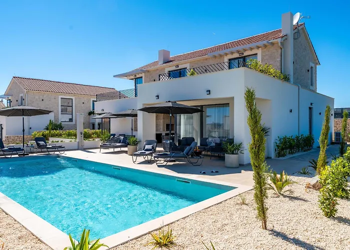 Luxury Kaia -heated Pool, Sea View, Jacuzzi, Gym And Sauna Vodice