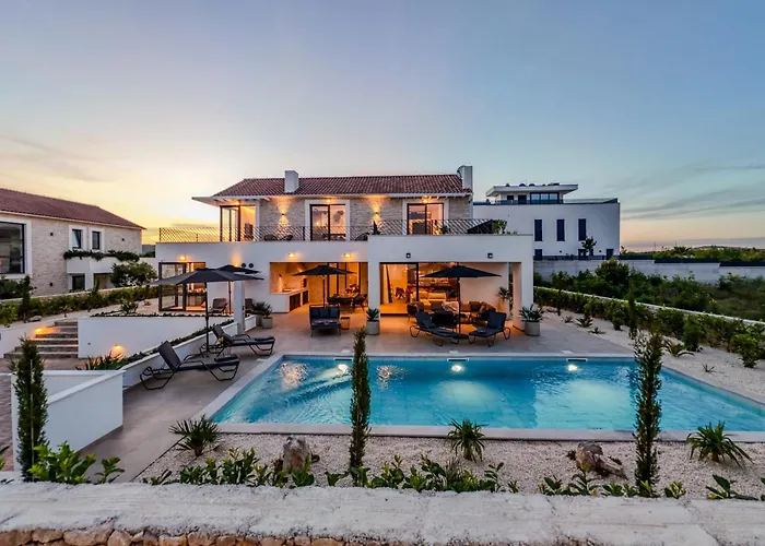 Luxury Kaia -heated Pool, Sea View, Jacuzzi, Gym And Sauna * Vodice