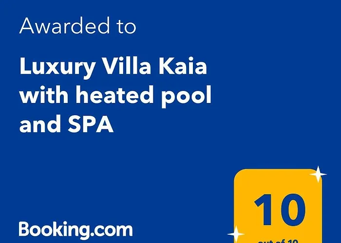 Villa Luxury Kaia - Sea View, Heated Pool, Jacuzzi, Gym And Sauna *